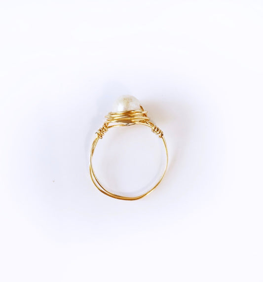 Fresh Water Pearl Handmade Ring
