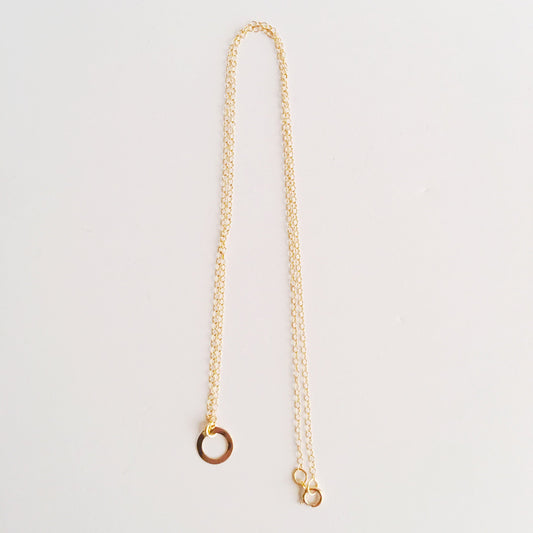 Infinite Circle - Handmade 14k Gold Filled Necklace