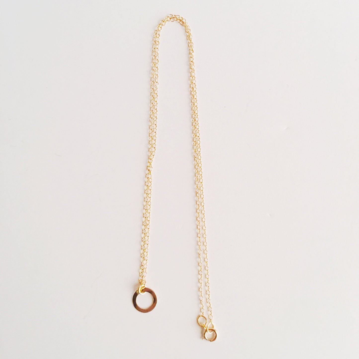 Infinite Circle - Handmade 14k Gold Filled Necklace