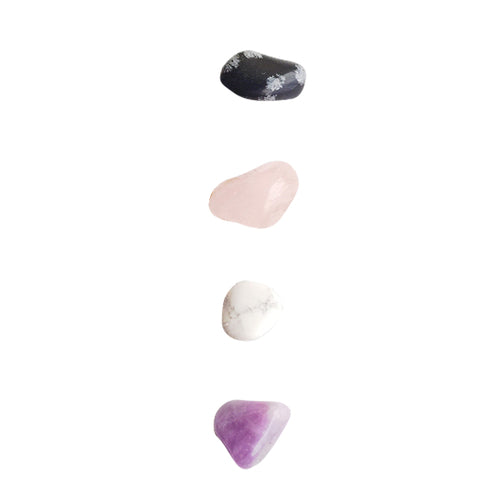 Release Anger * 4 Piece Stone Set * Rose Quartz,