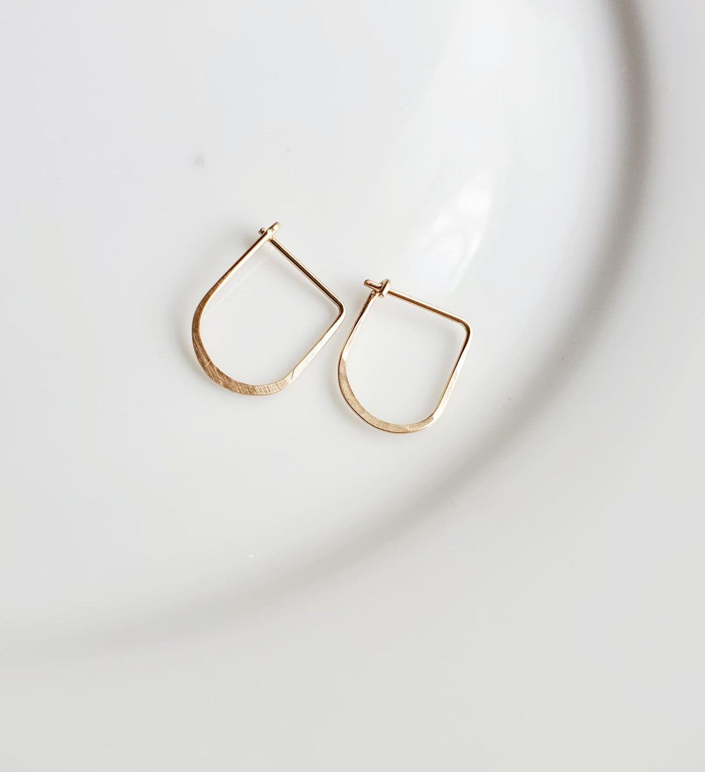 Mini Gold Jesse Hoops