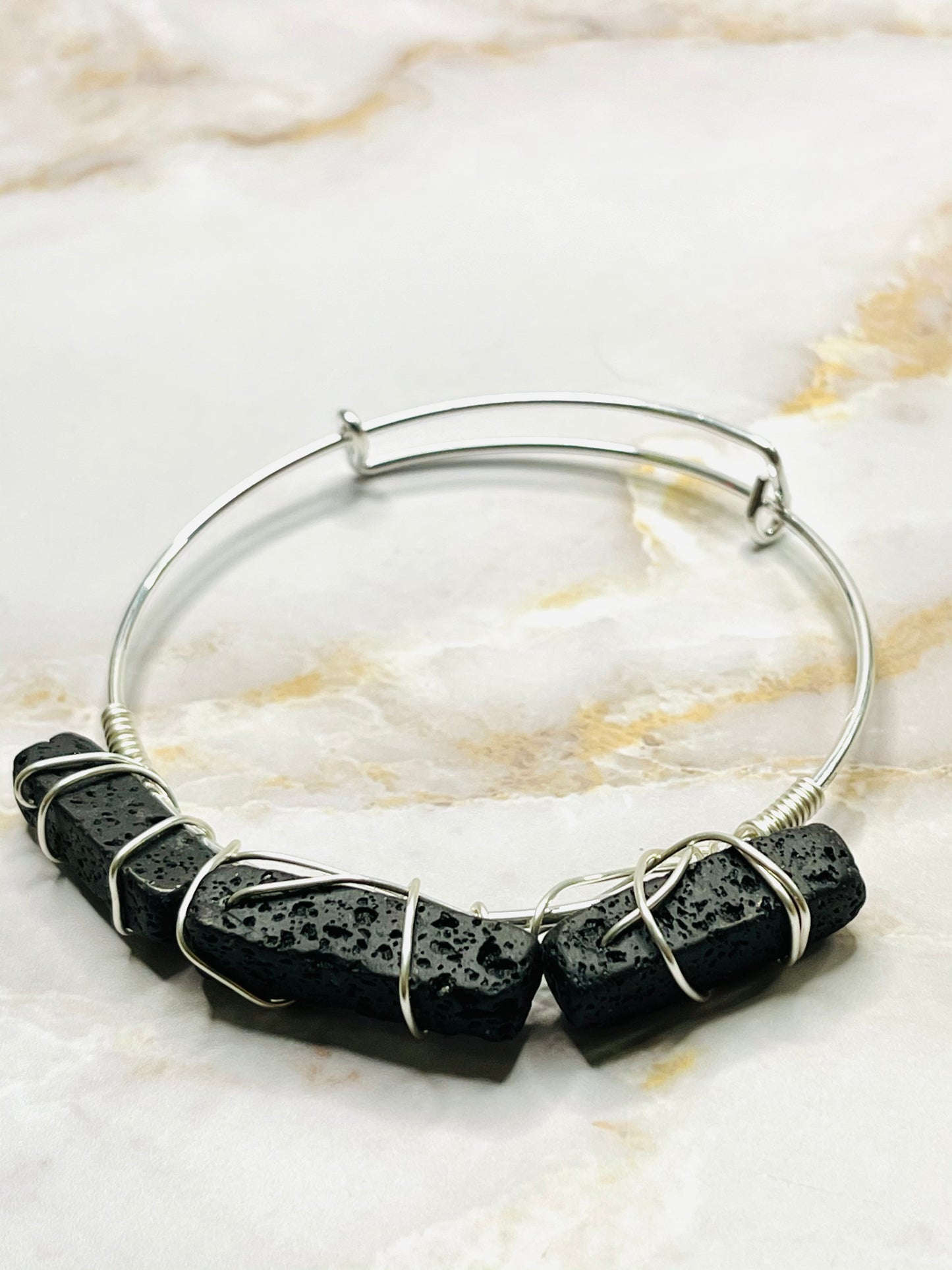 Handmade Lava Rock Bracelet