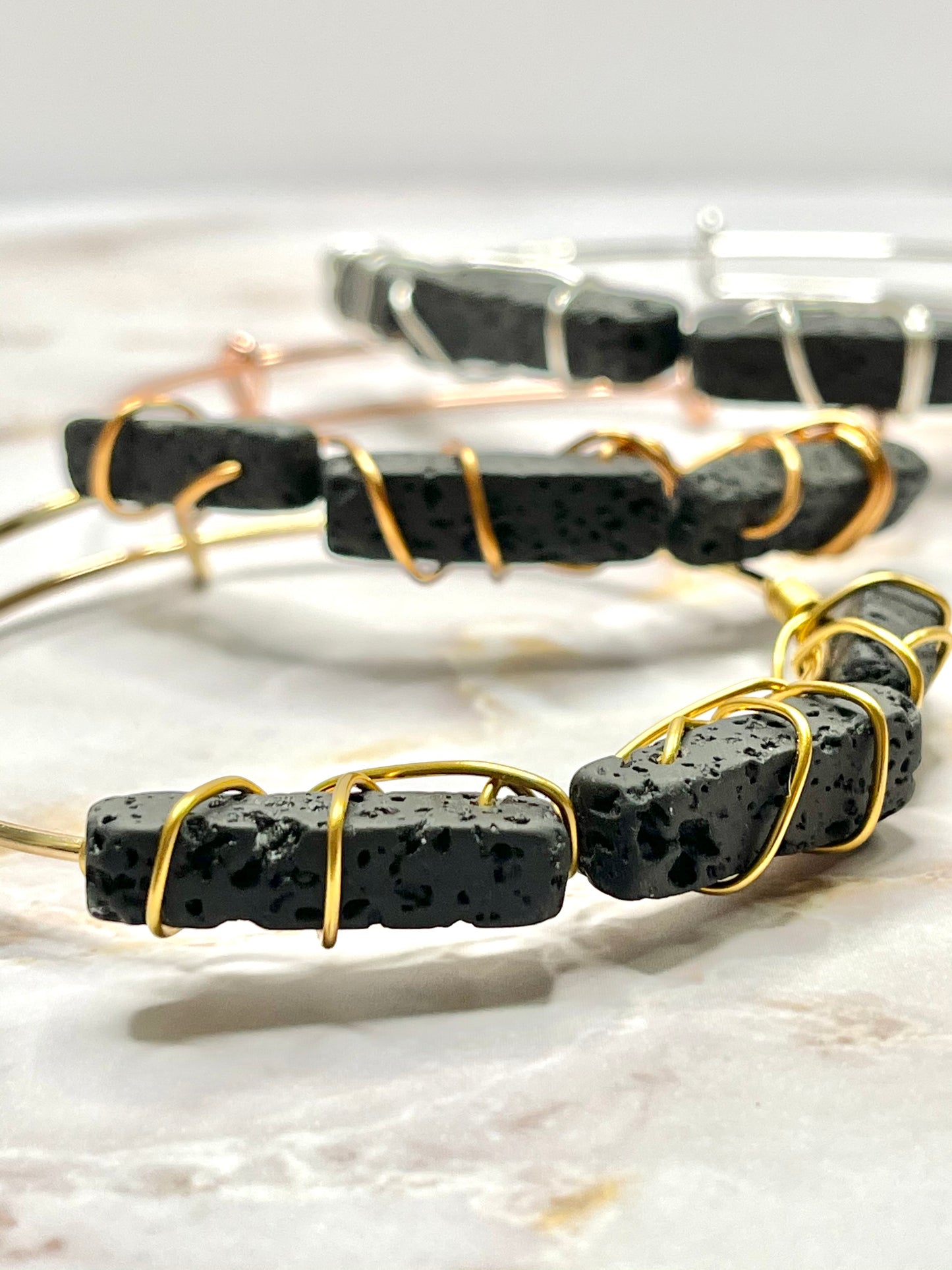 Handmade Lava Rock Bracelet