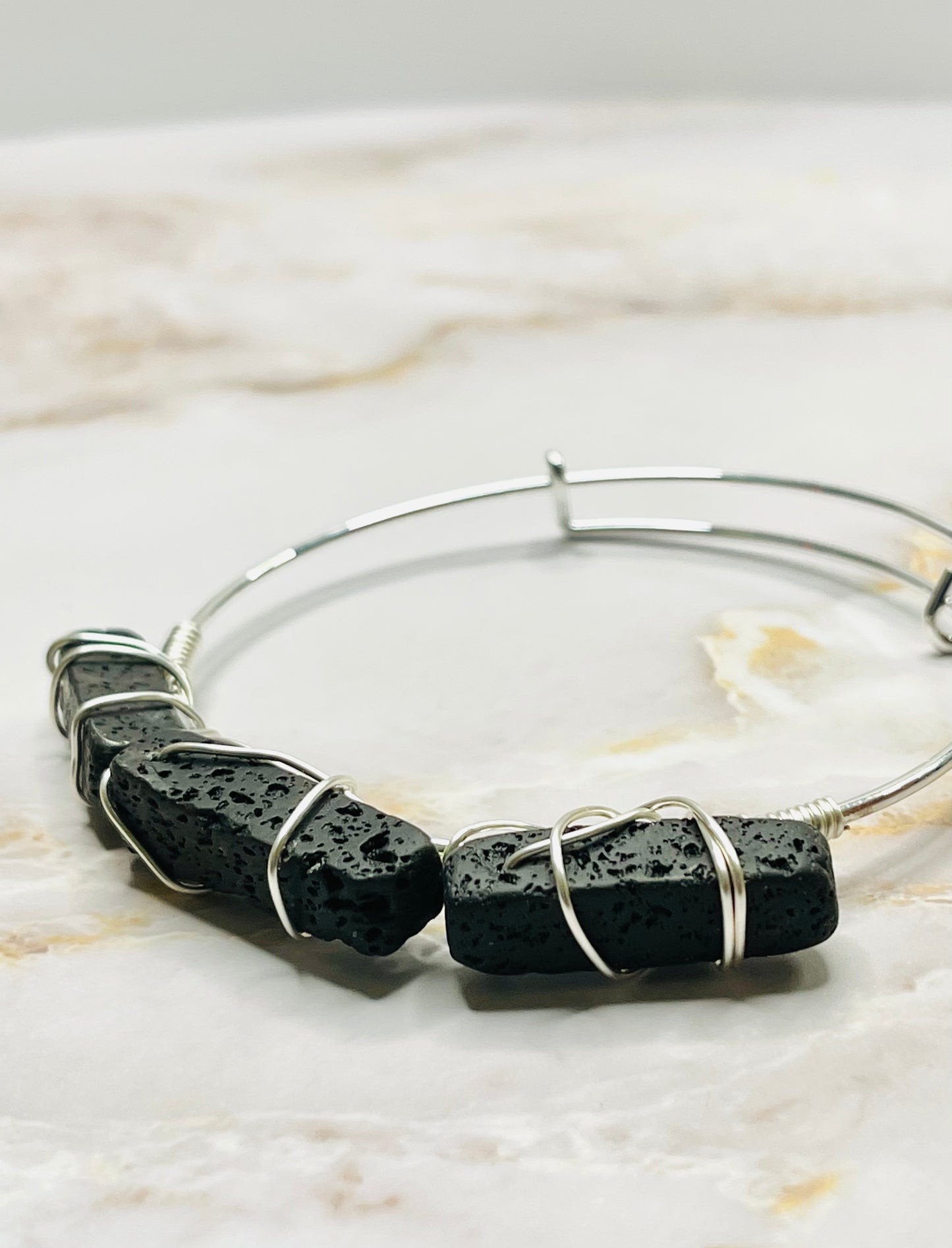 Handmade Lava Rock Bracelet