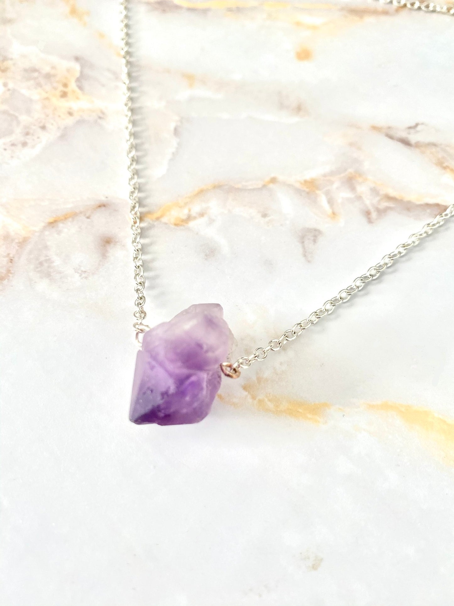 Handmade Amethyst Necklace