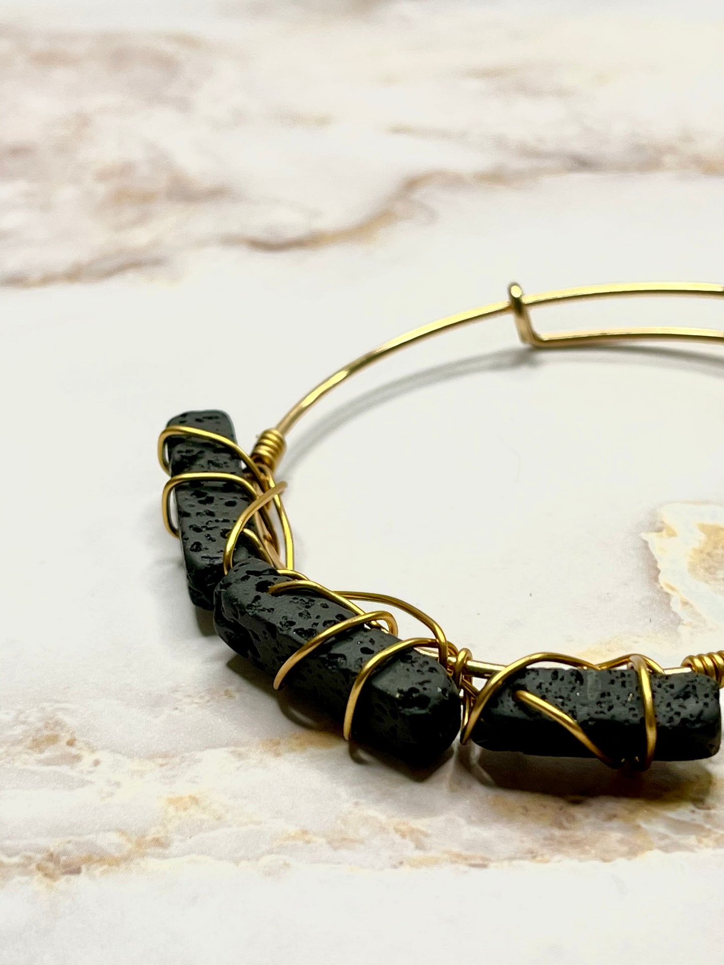 Handmade Lava Rock Bracelet