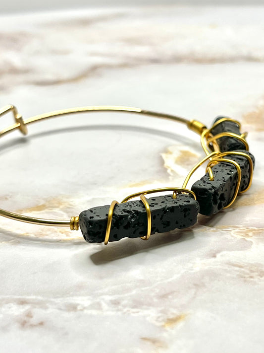Handmade Lava Rock Bracelet